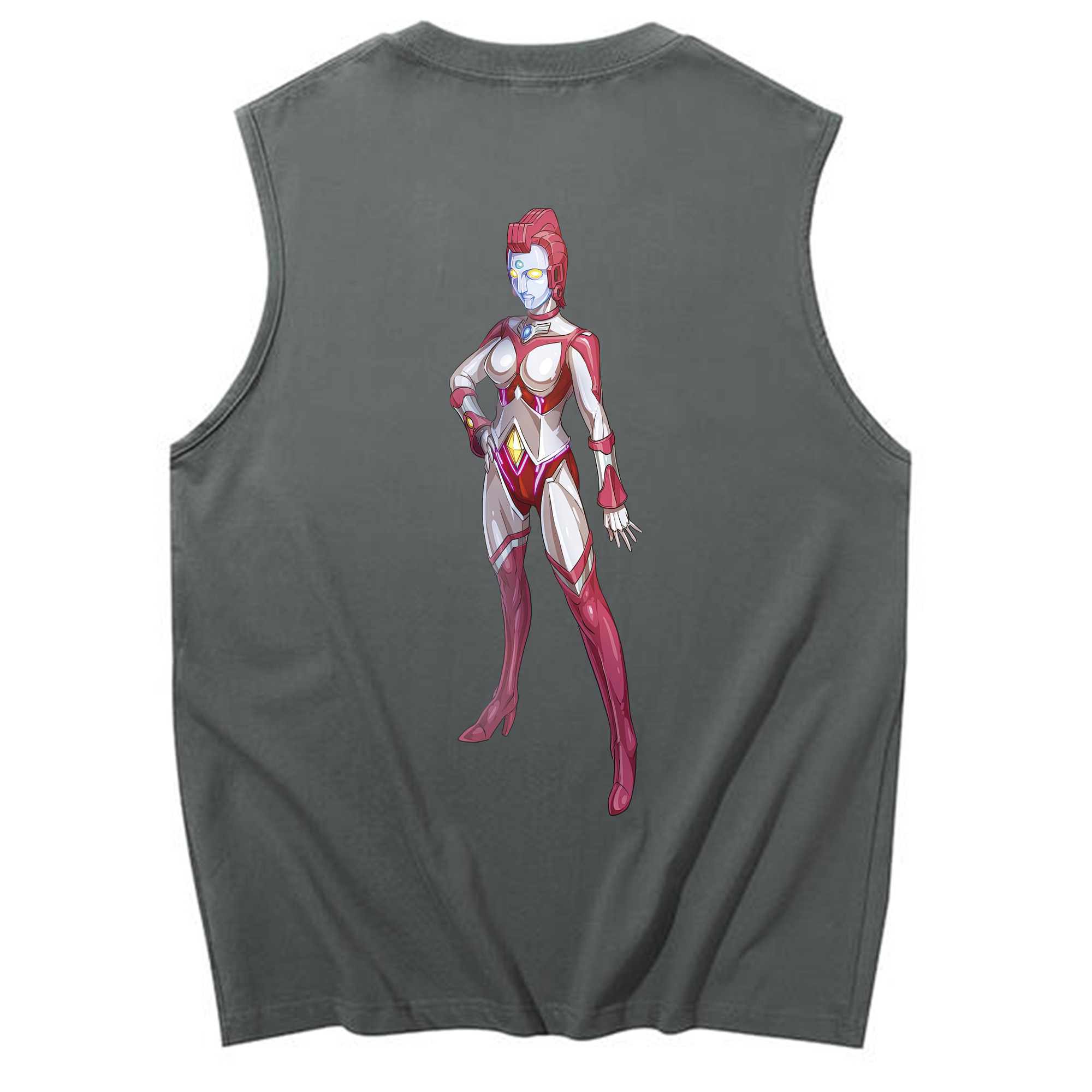 （画像用） ウルトラマン Ultraman コットン100％タンクトップ（背面プリント）